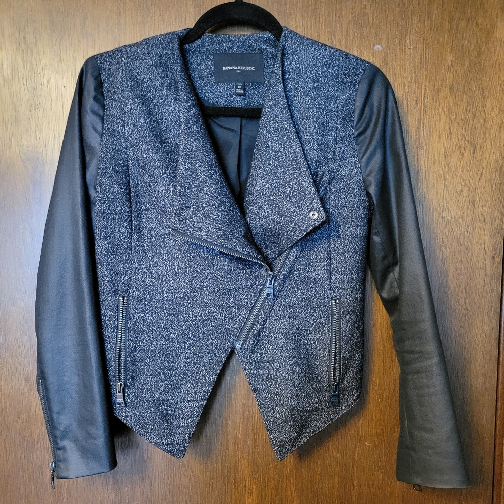 Banana Republic moto jacket